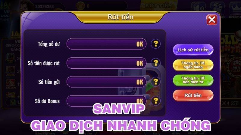 Trang chủ 14 Giao dịch thanh toán San Vip